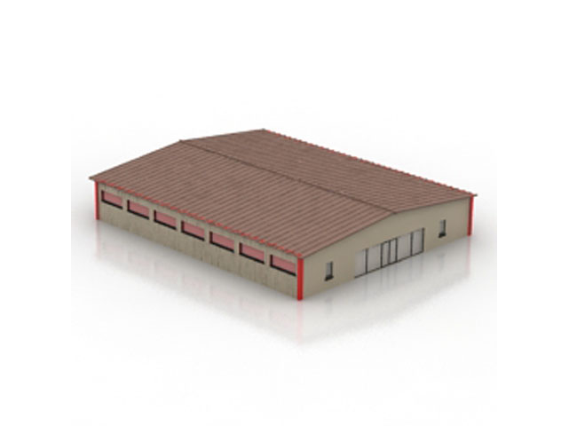 Free Hangar N5 3D model_2 For Architecture 3Ds Max Model Download